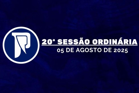 20ª Ordinária da 1ª Sessão Legislativa da 10ª Legislatura da Câmara de Vereadores de Parauapebas